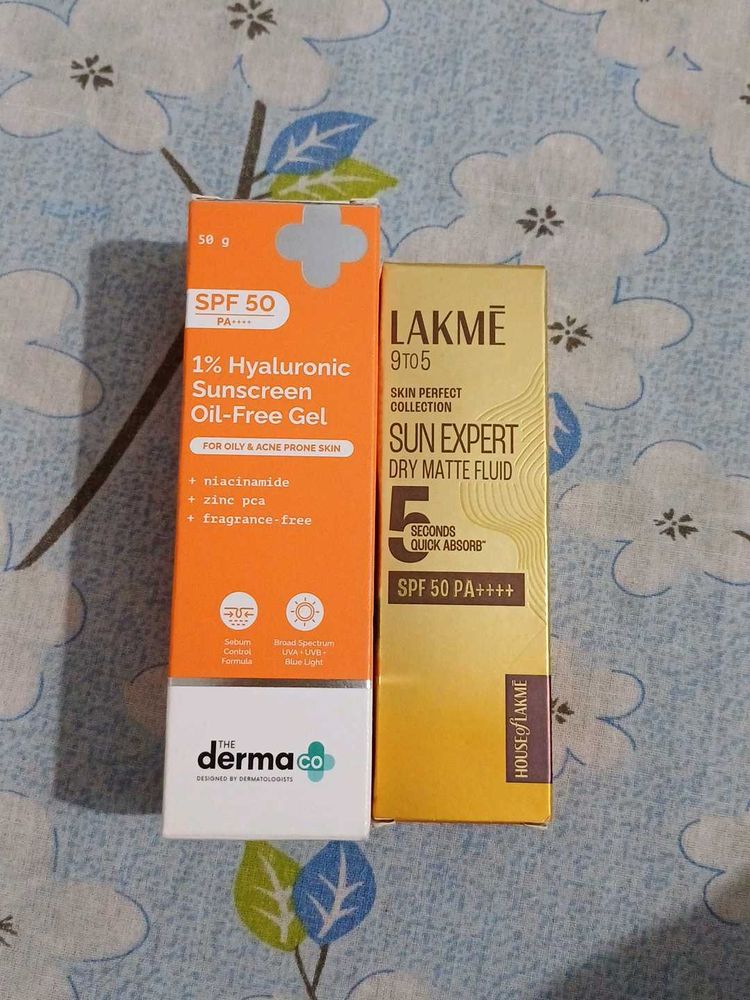 Derma Co &amp; Lakme Sunscreen Combo