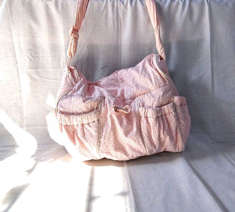 Laura Ashley Diaper Bag Floral Quilted Baby Changi
