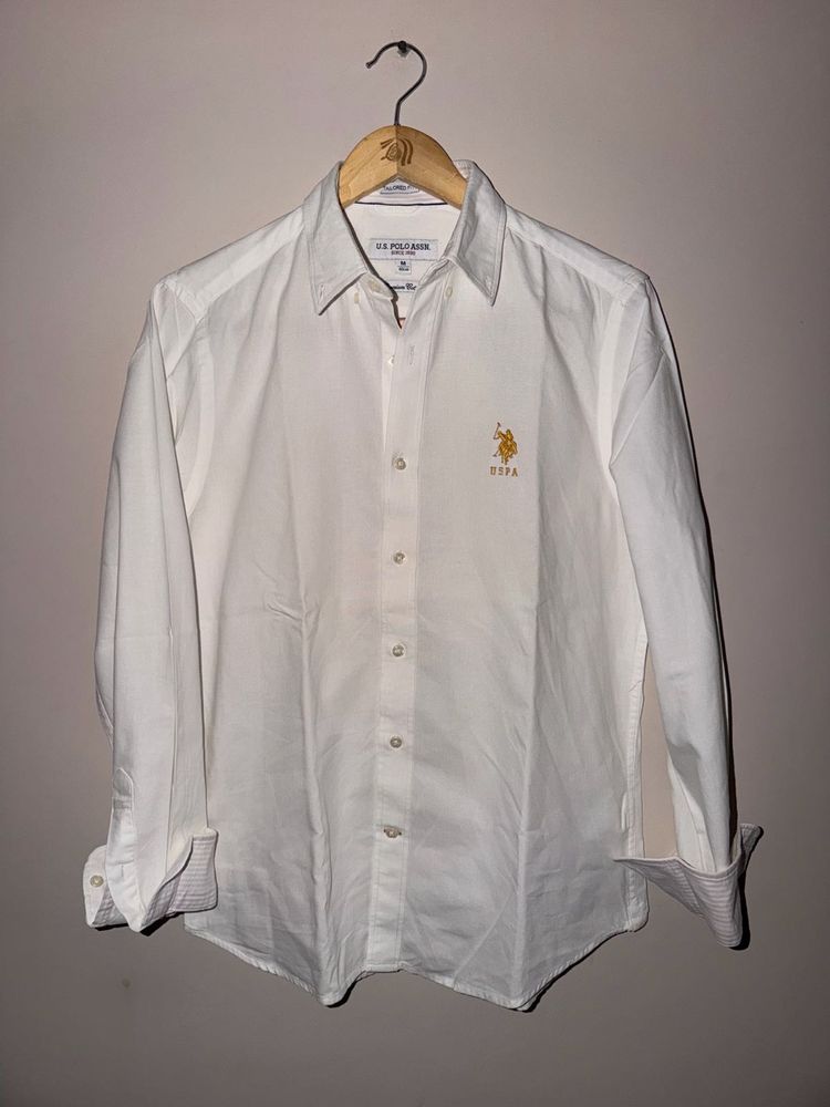 US Polo Assn White Men's Shirt