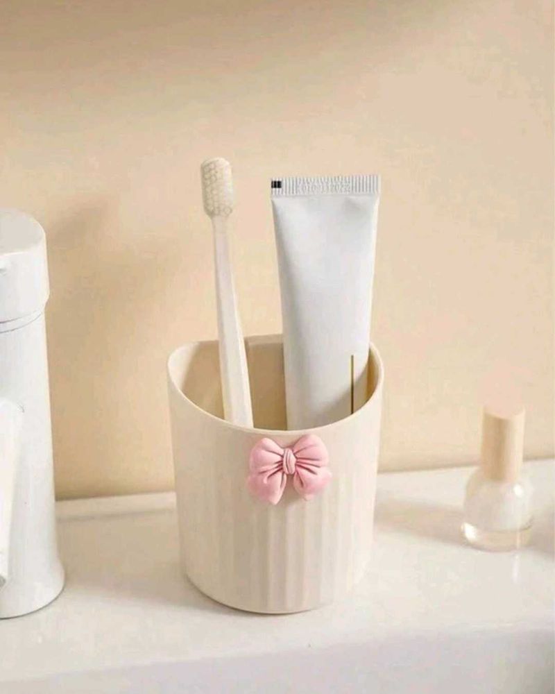 🎀 Cute Bow Toothbrush Holder 🎀