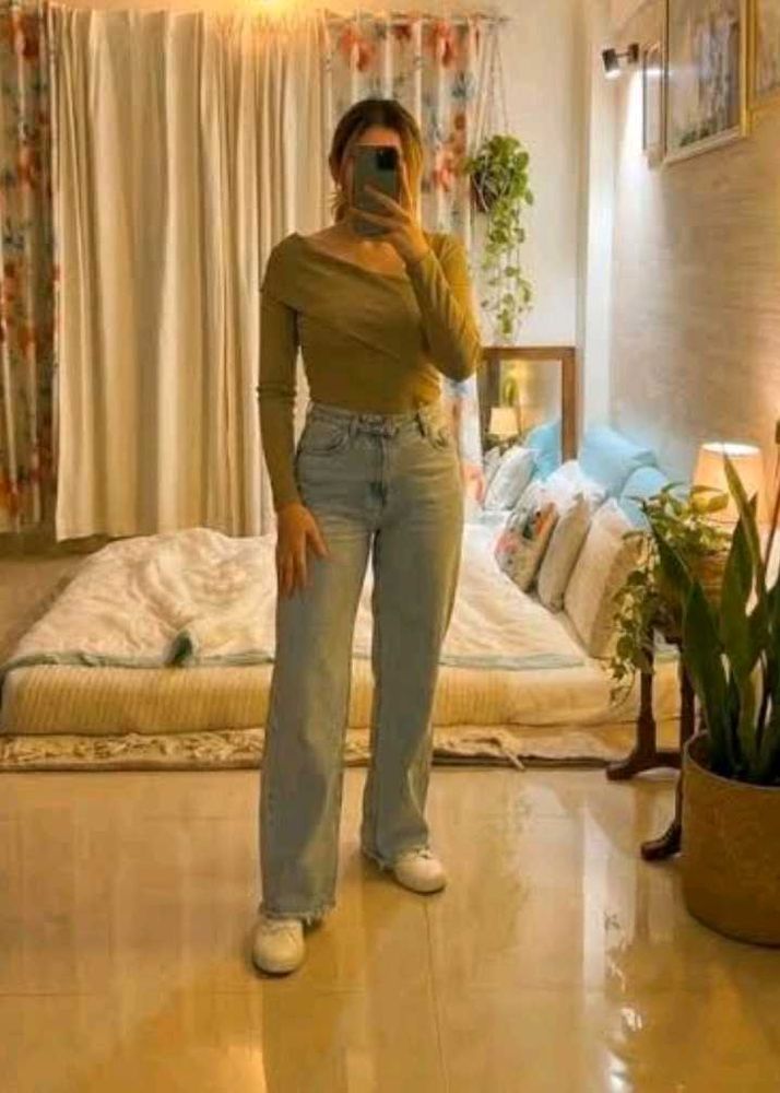 Stylish Wide Leg Jeans