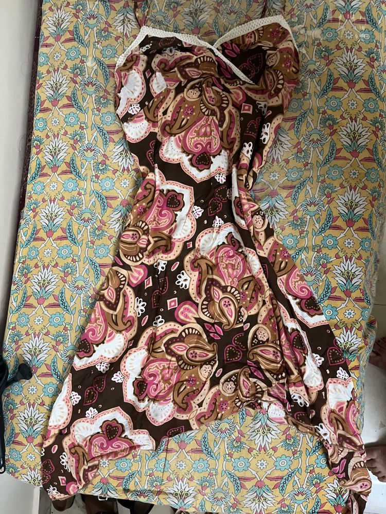 Asymmetrical Y2K Maxi Dress