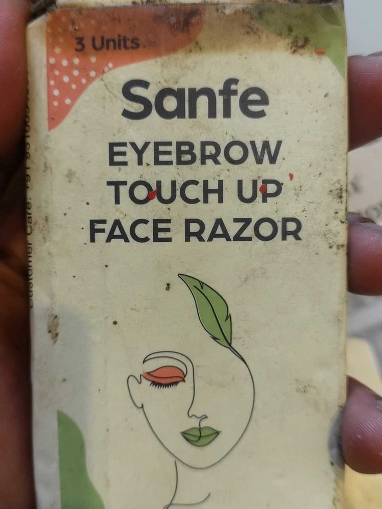 Sanfe Eyebrow Touch Up Face Razor only 2.