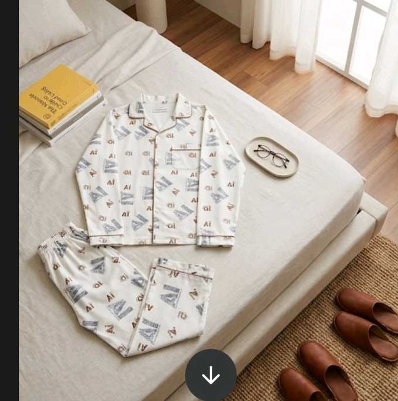 Brand new Cozy Printed Pajama Set
