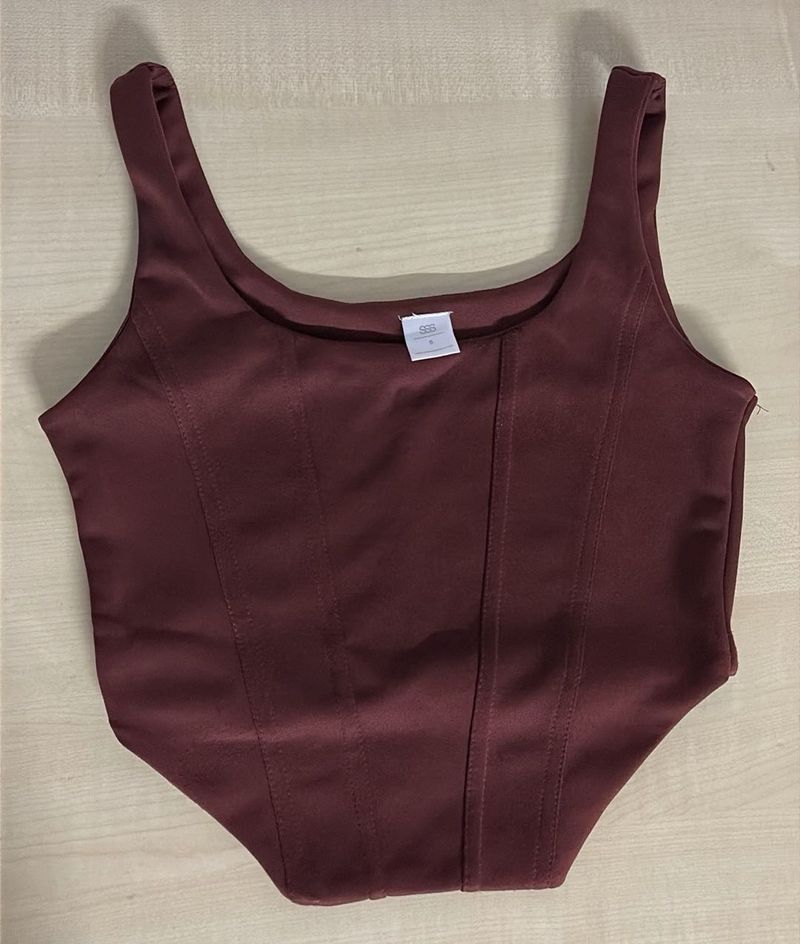 Brown Corset Top