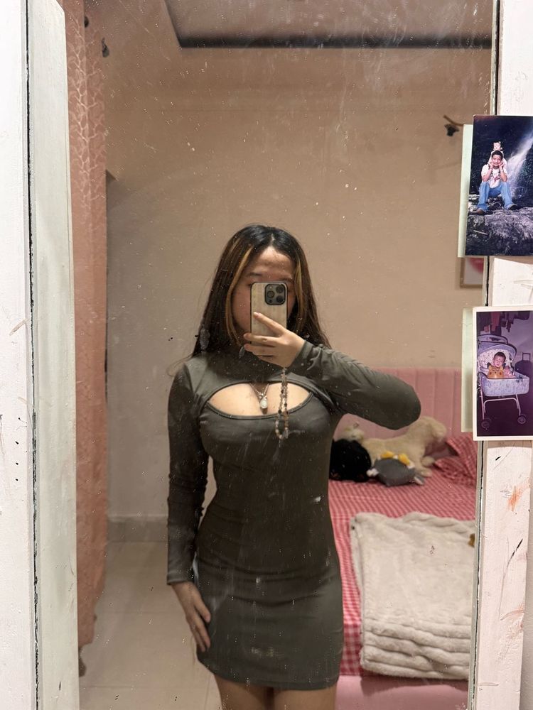 Cut-out Mini Dress