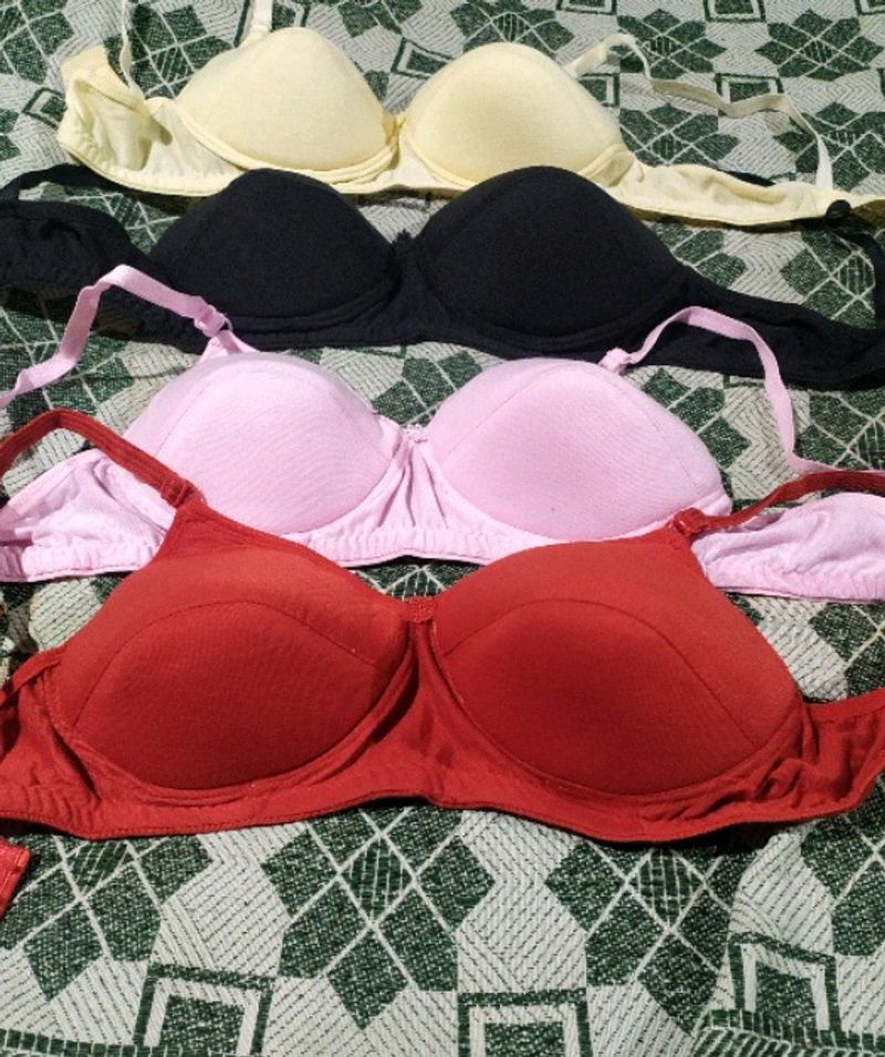 Pack Of 4 Padded Bra For Women