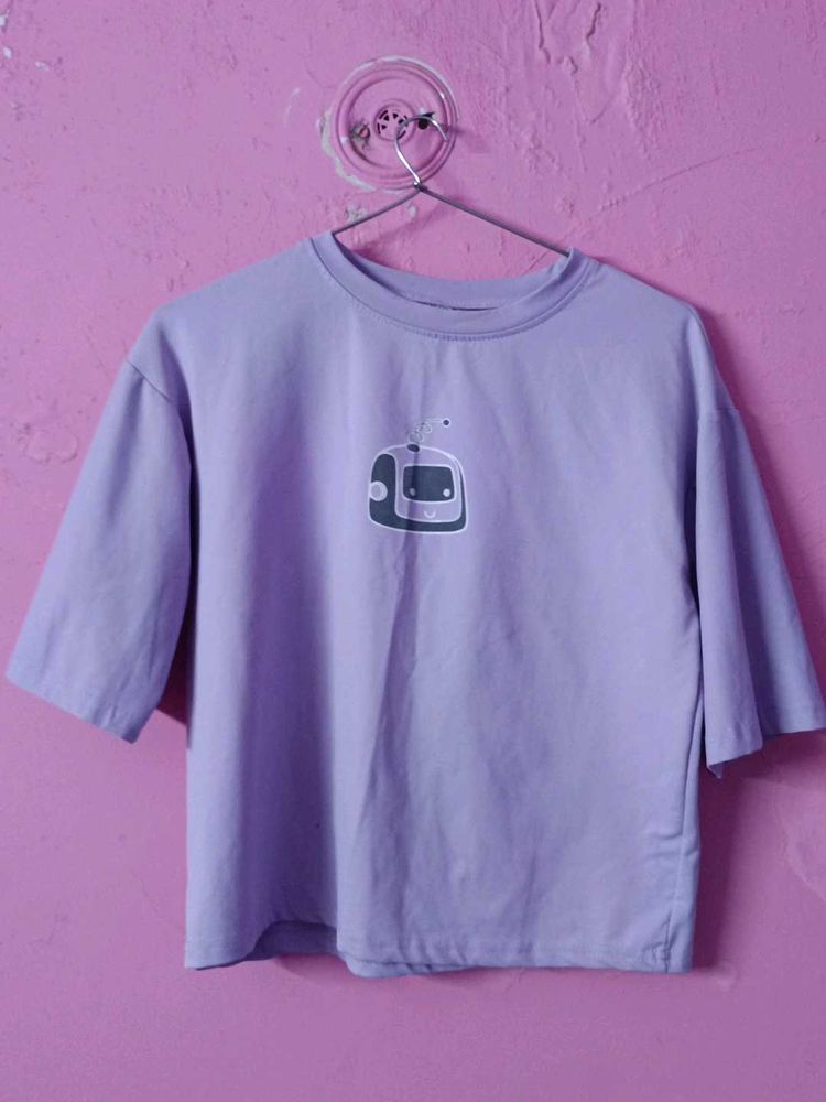 Lilac Graphic T-Shirt