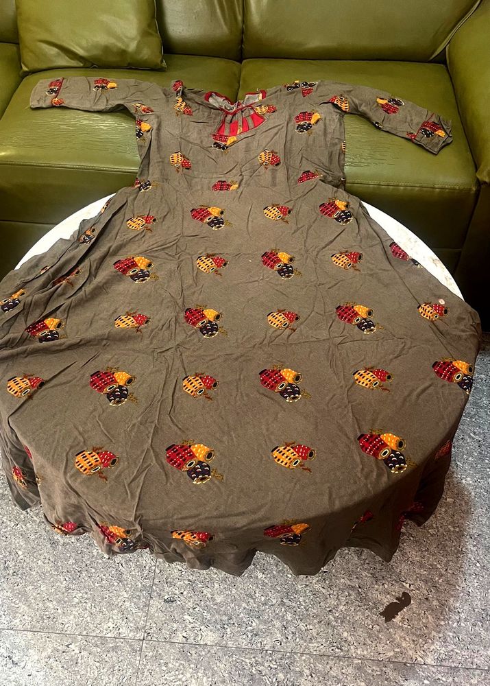 Ethnic Printed gown