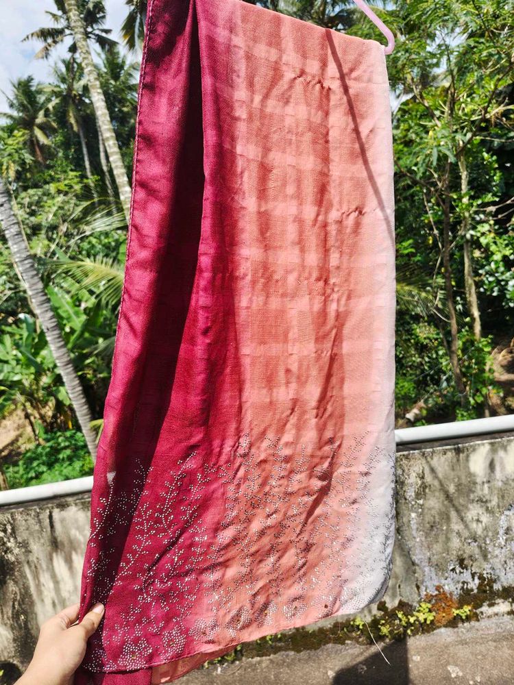 Beautiful Ombre Beaded Dupatta