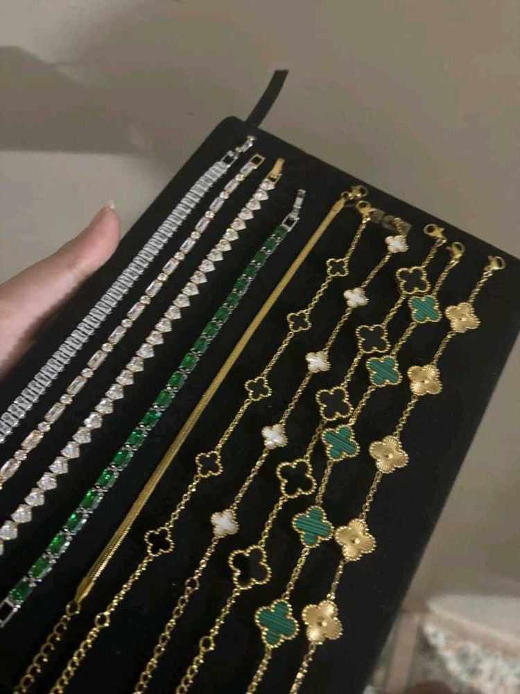 Designer Clover &amp; Diamond Bracelets