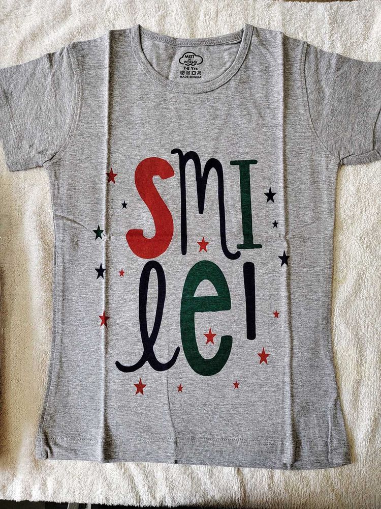 Girl Kids T Shirt 7-8 Years