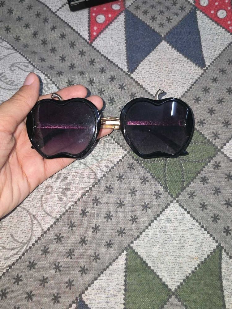 funky cool Cute Apple Shaped Sunglasses