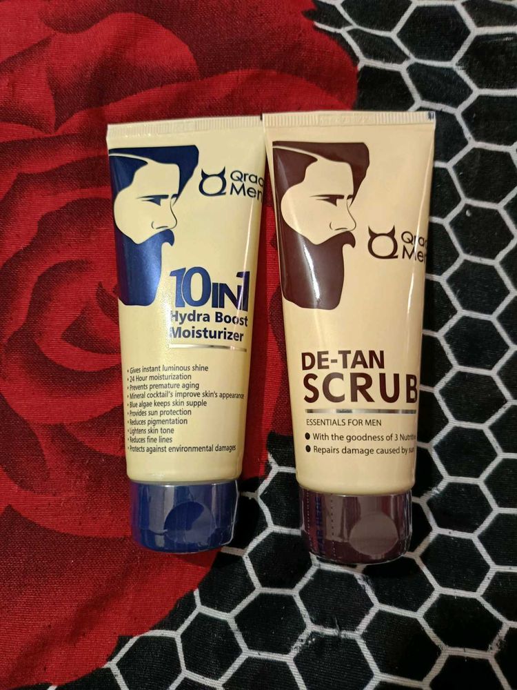 Detan Scrub + 10 in 1 Moisturizer