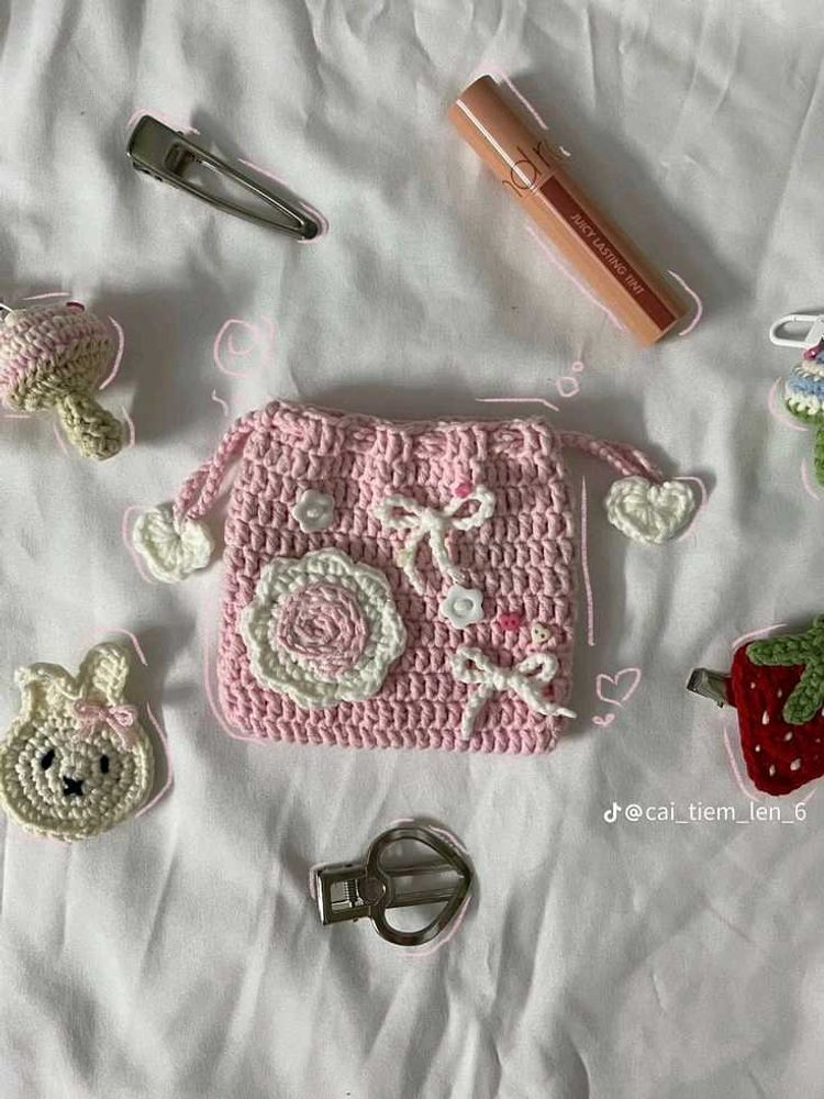 Handmade Crochet Pouch