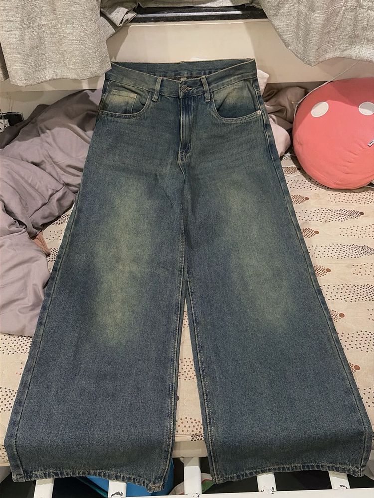 Wide Leg Denim Jeans