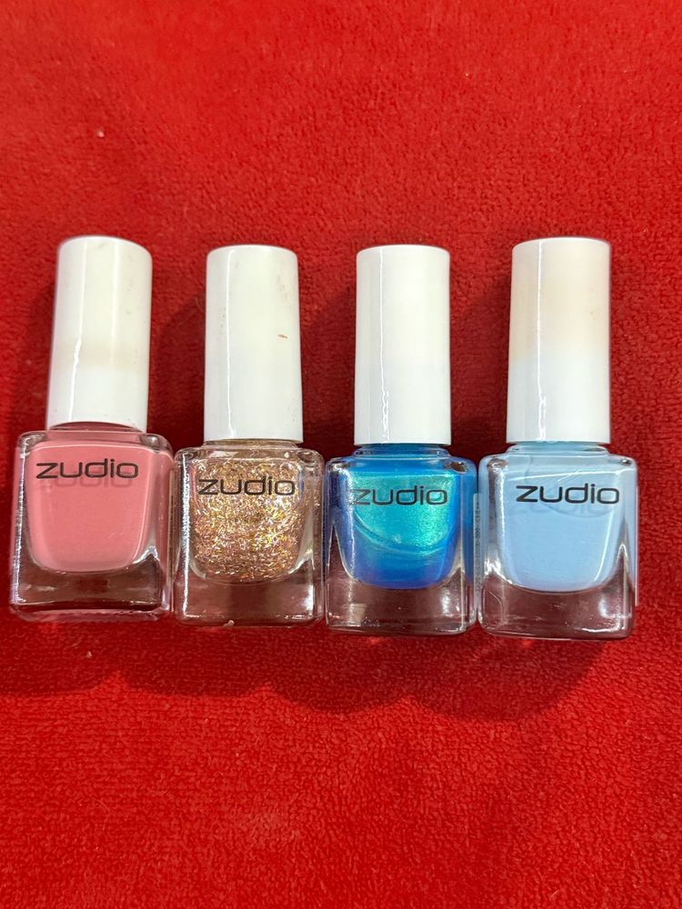set of 4 Zudio Nail paints