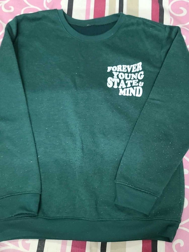 Green Graphic Sweatshirt