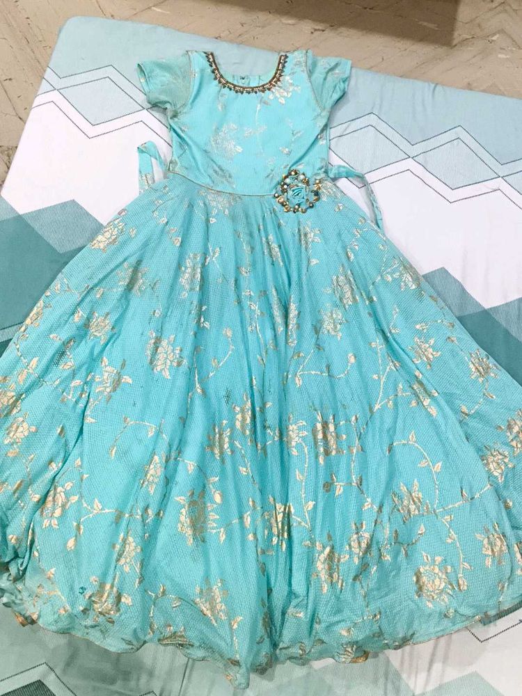 Light Blue Floral Dress