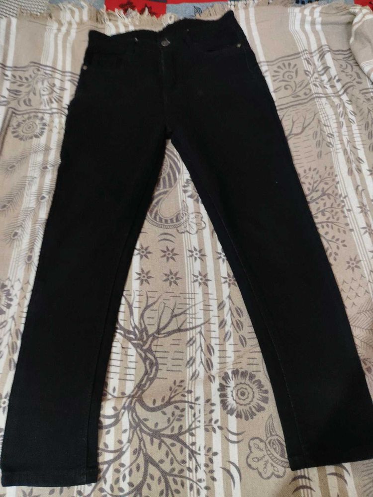 Classic Black Denim Jeans
