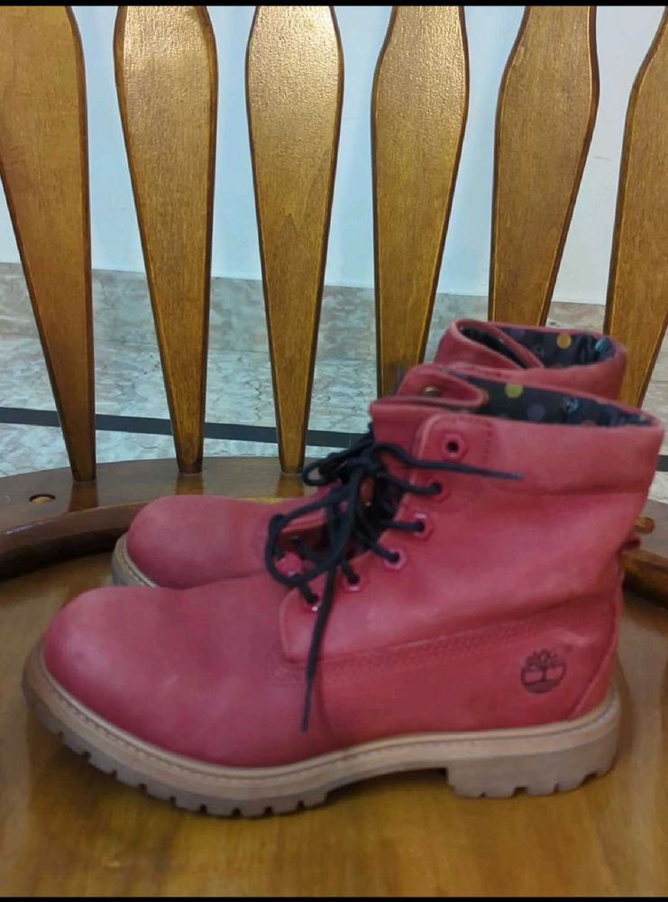 Timberland Women's Red Boots