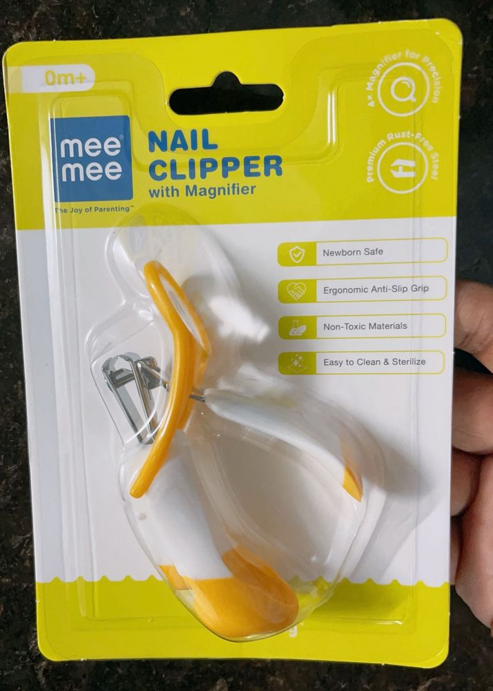 3 baby items..Nail Clipper with Magnifie