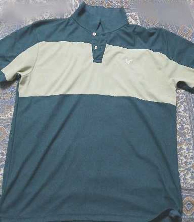 Men's Color Block Polo Shirt