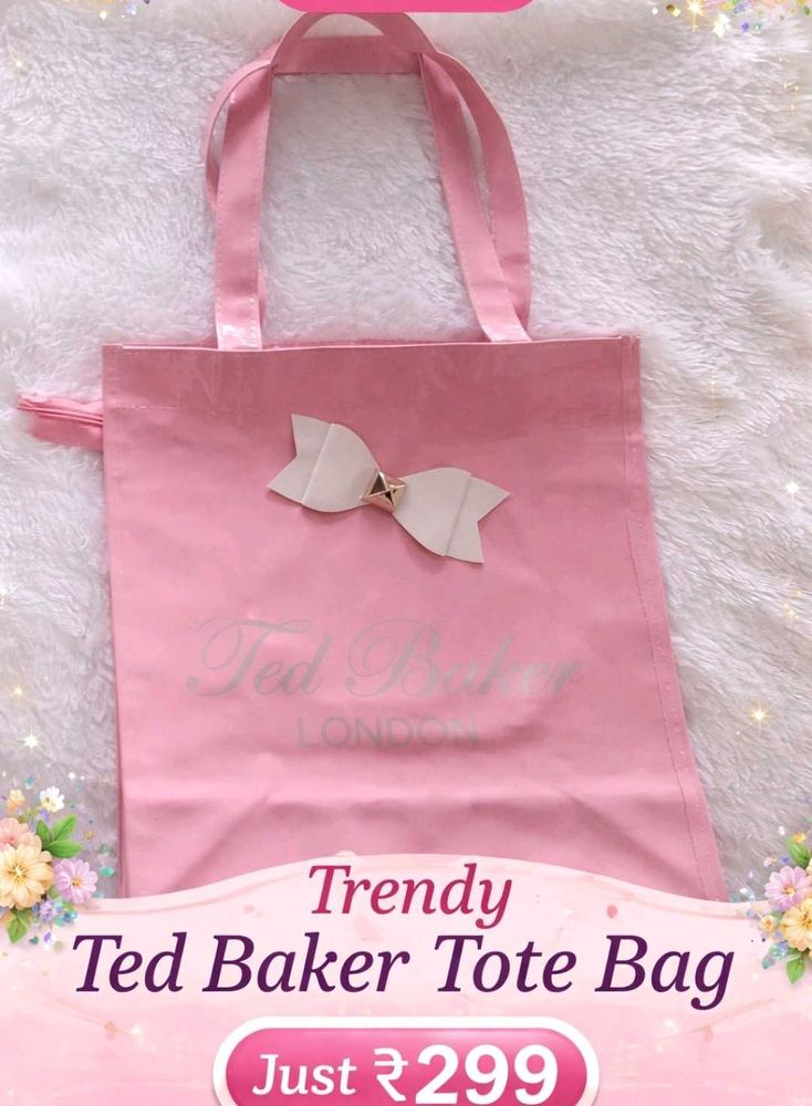 Ted Baker London Pink Tote Bag