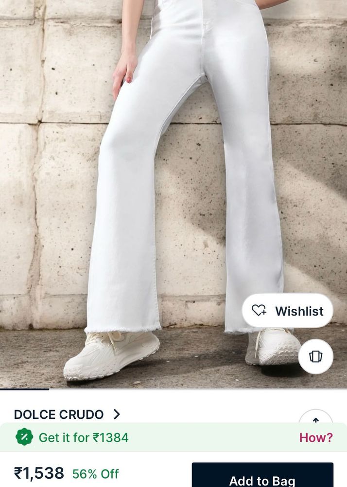 White Flared Jeans