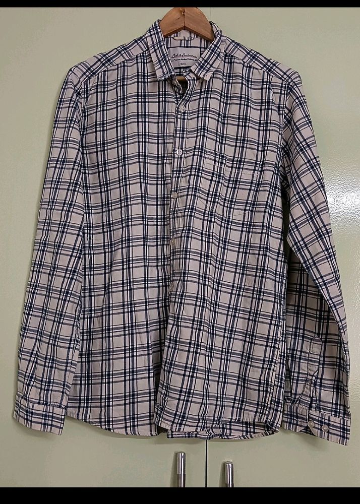 Blue Checks Shirt 42