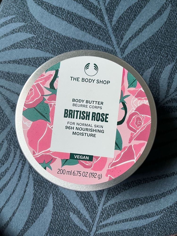 British rose body butter
