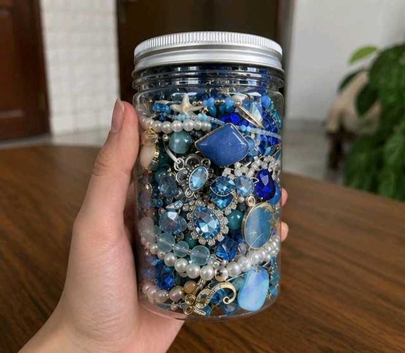 Assorted Blue jewellery Mystery Jar