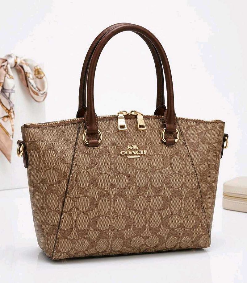 Coach Monogram Satchel Handbag