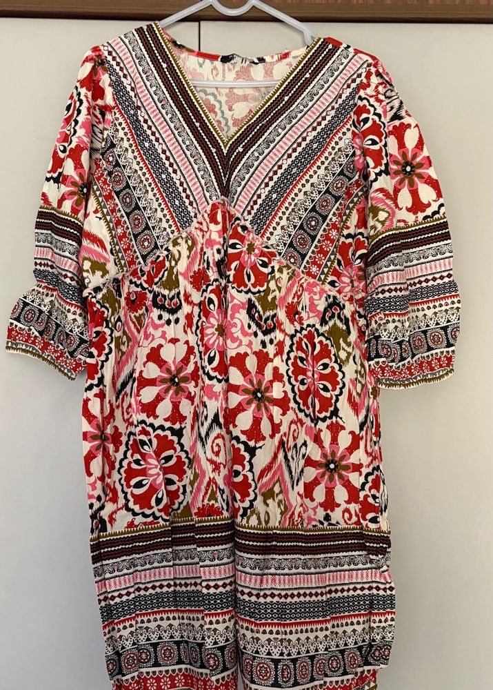 Boho Print Dress