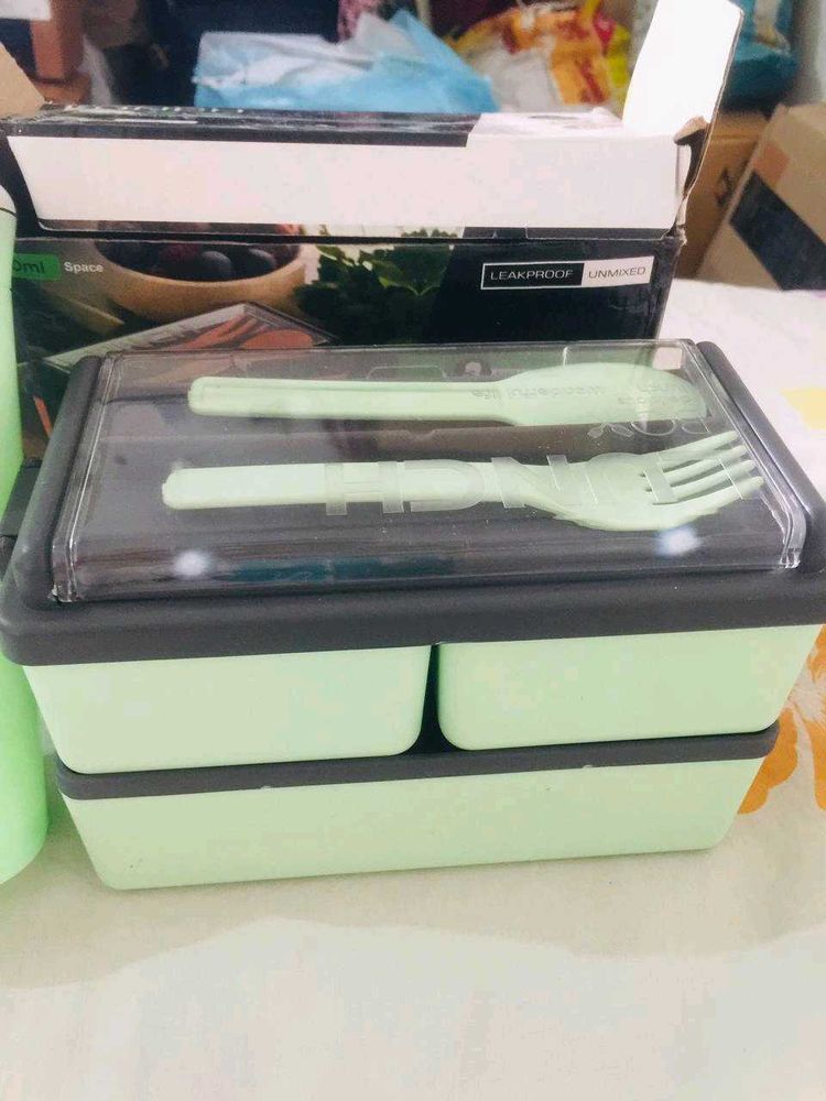 Leakproof Lunch Box with Utensils
