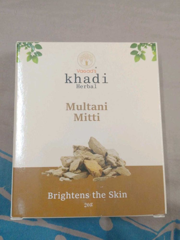 Khadi Herbal Multani Mitti Mask with night cream