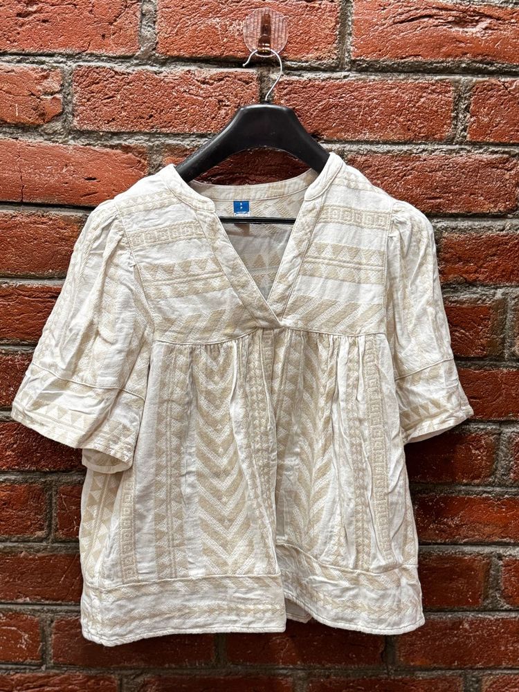Boho Print Tunic Top