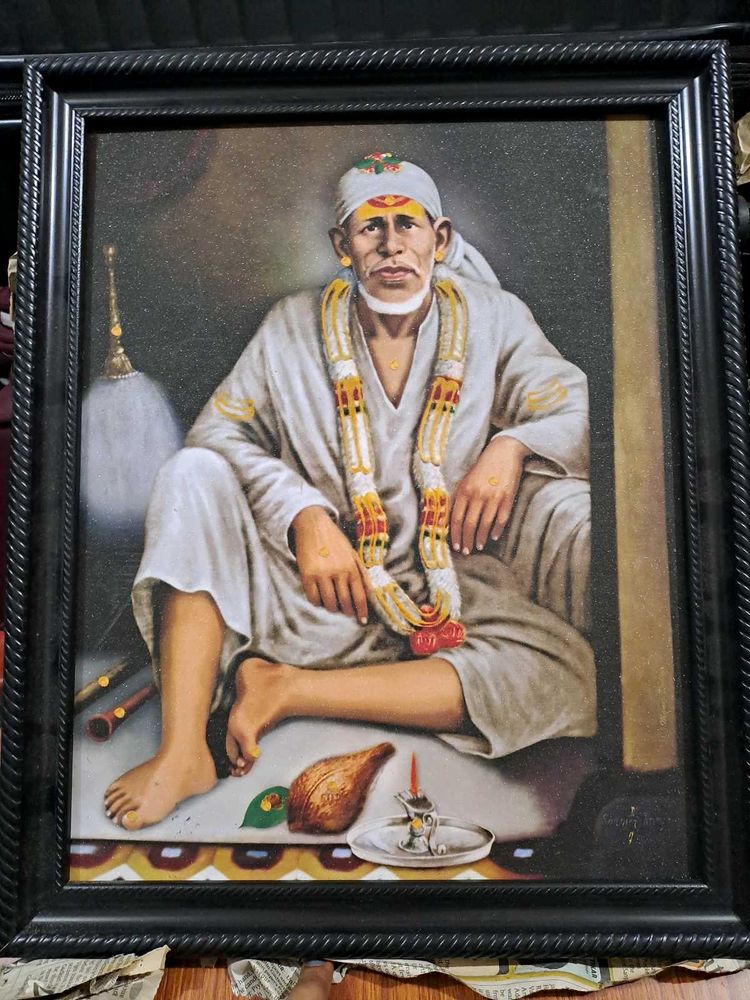 Framed Sai Baba Painting