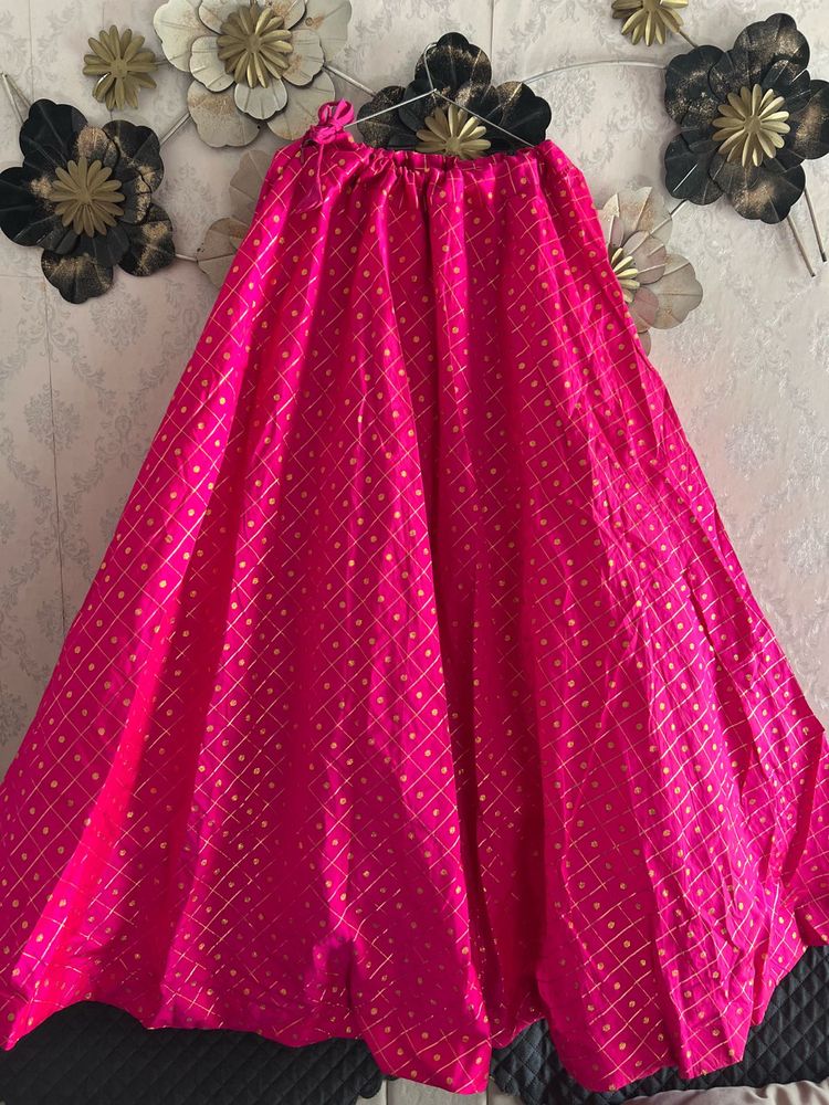 Vibrant Pink Ethnic lehnga