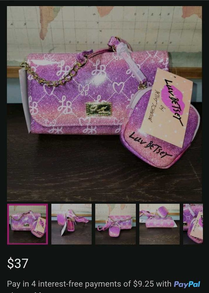 Luv Betsey Handbag &amp; Coin Purse
