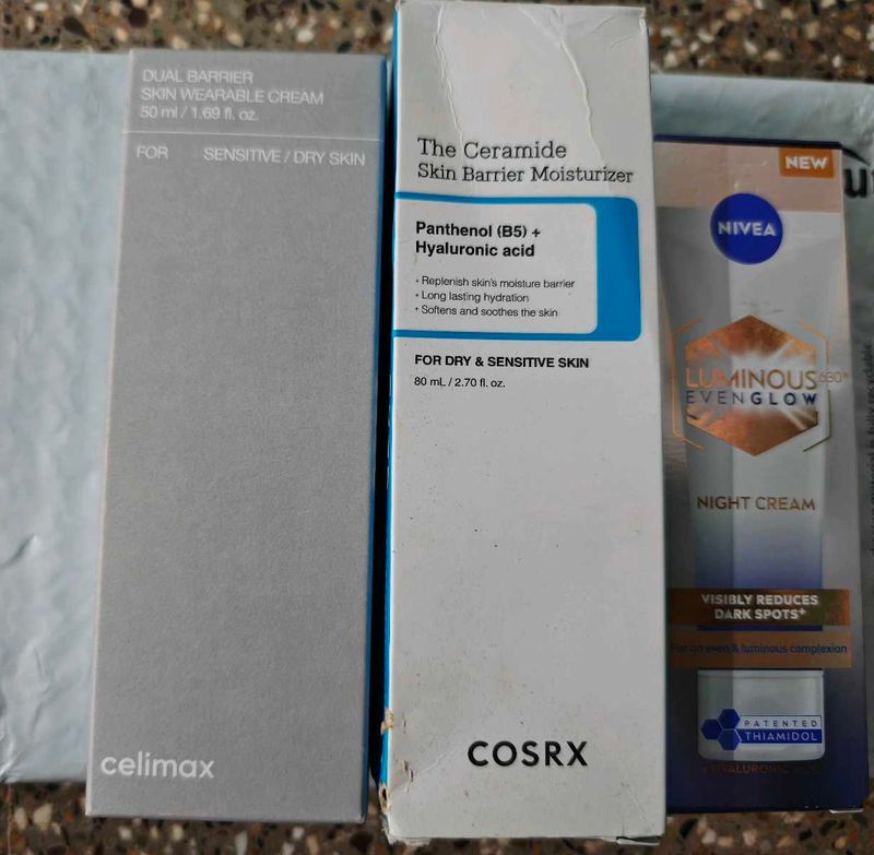 Celimax + Cosrx + Nivea