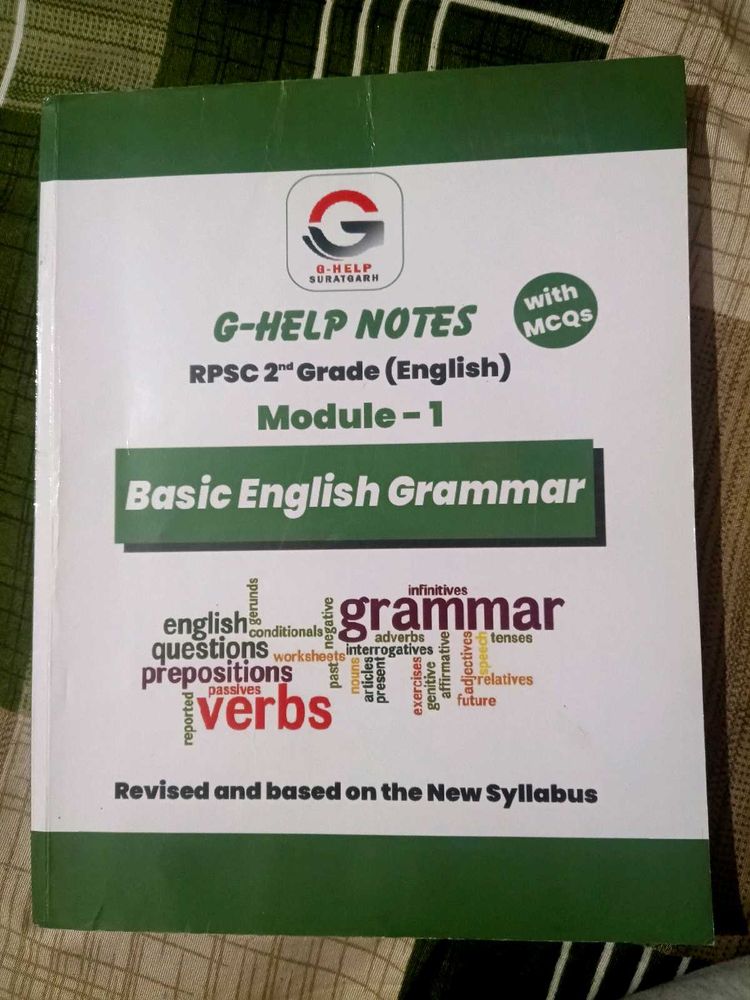 Basic English Grammar - RPSC 2nd Grade Notes