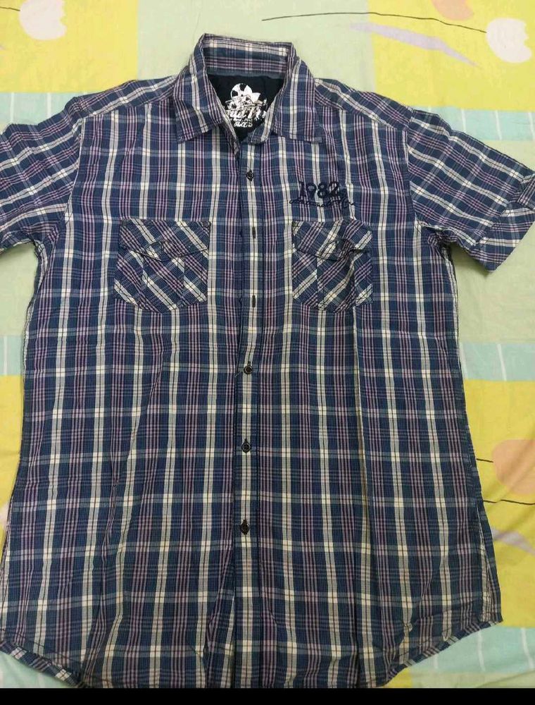 Men's cotton Short Sleeve Shirt