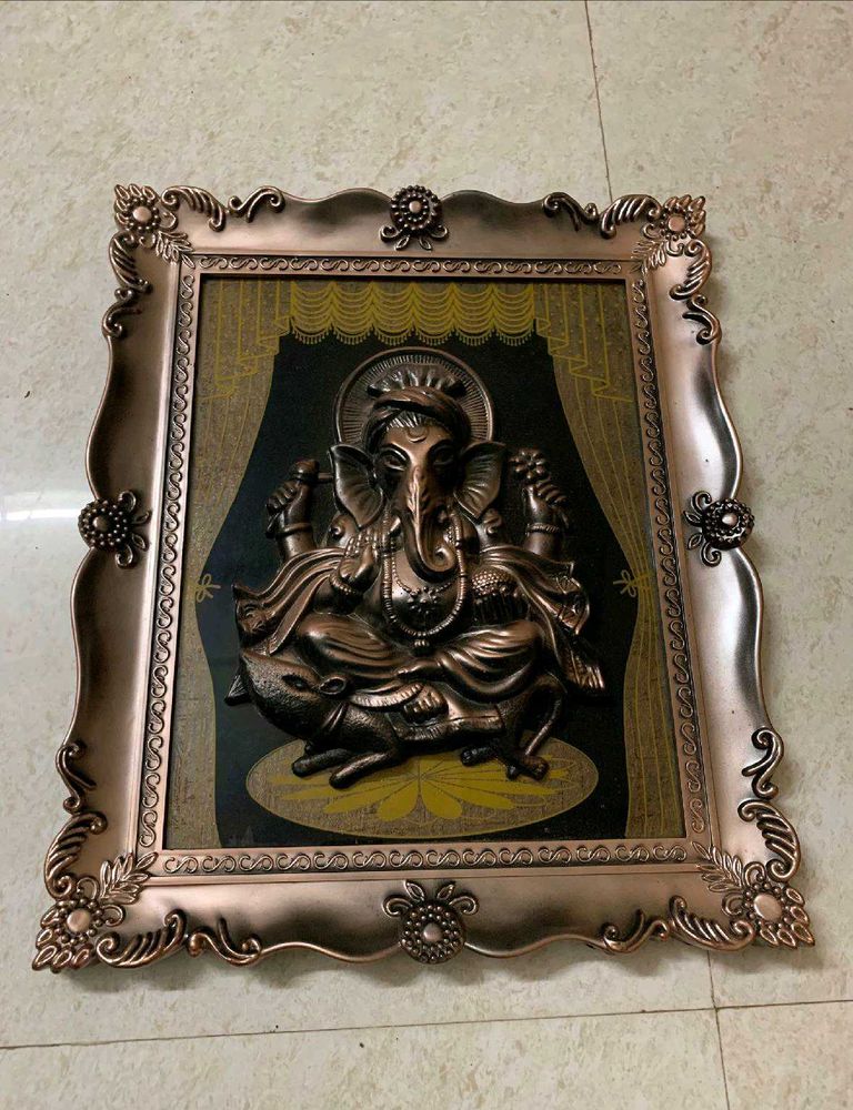 🆕Ganesha 3D Wall Art with Ornate Frame