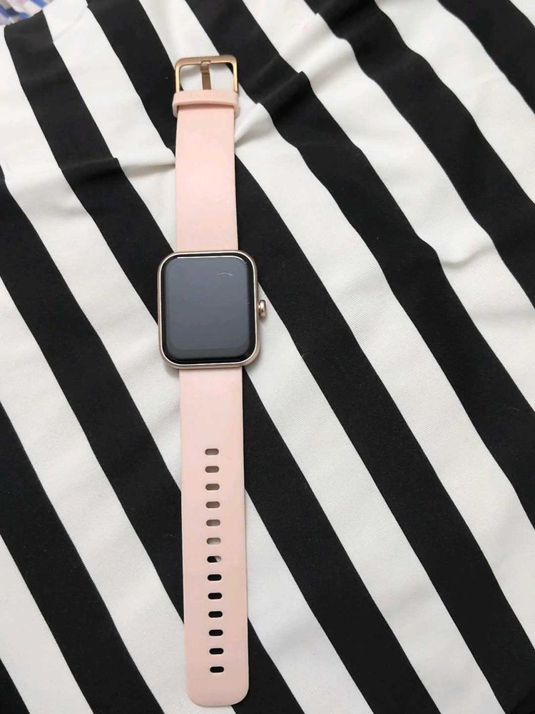 ⛵⌚BoAt Xtend Smartwatch - Pink Band