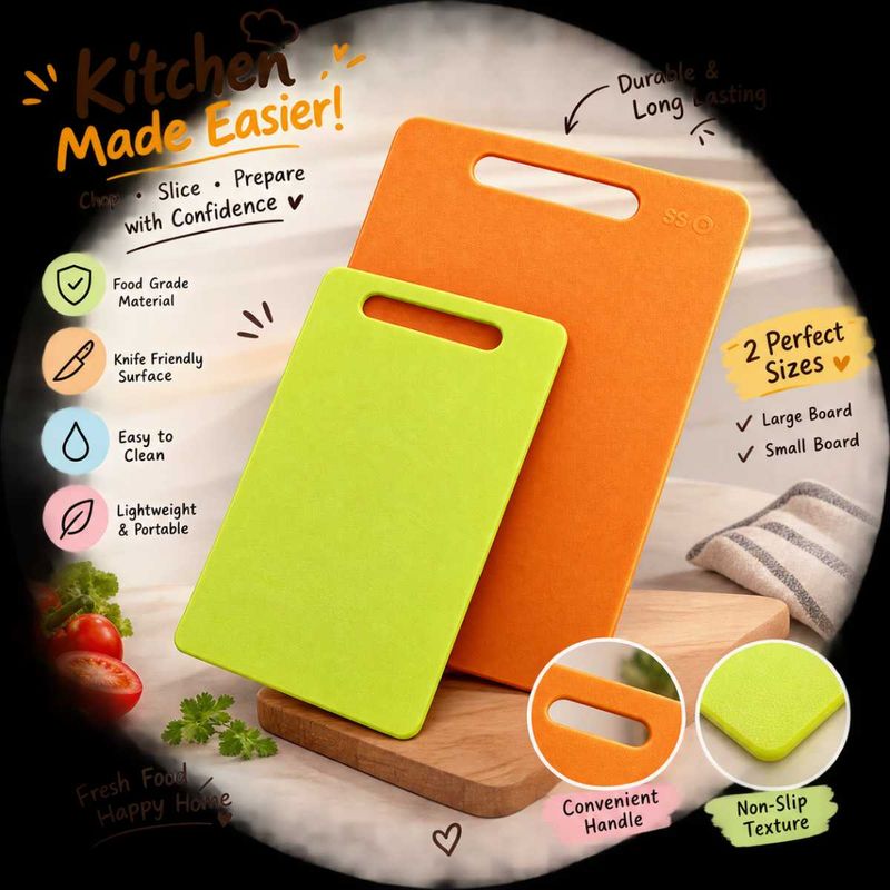 Set of 2 Durable Cutting Boards