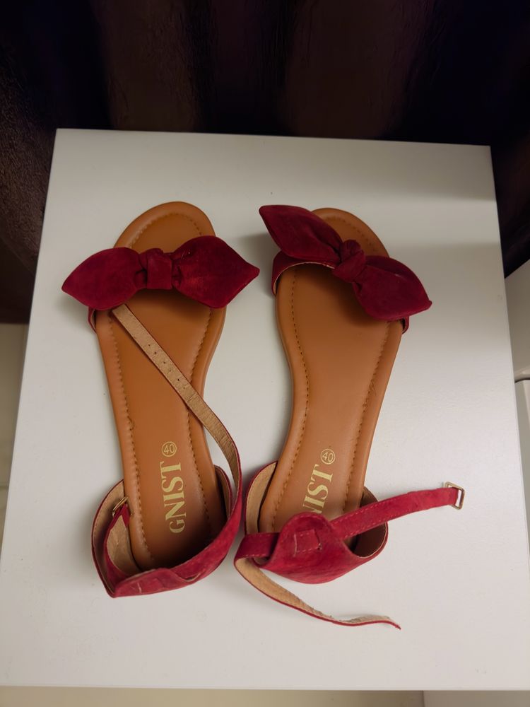 Red Sandals
