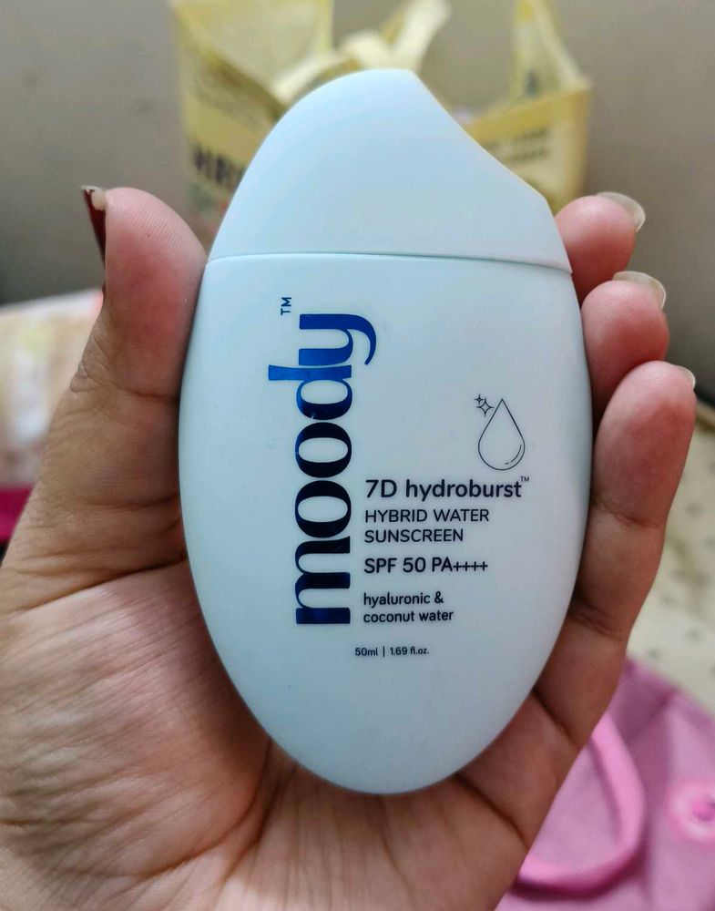 Moody 7D Hydroburst Hybrid Water Sunscreen SPF 50