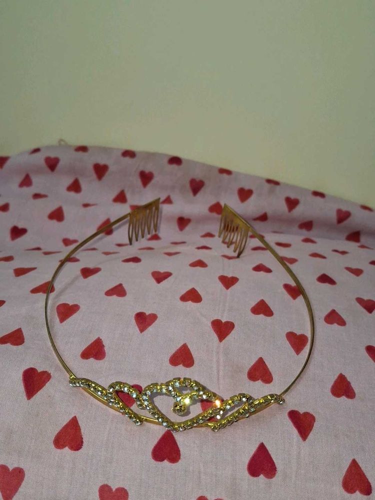 Sparkly Heart Tiara