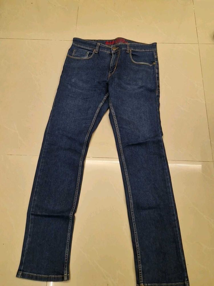 Denim Washed Blue Jeans | Free Delivery
